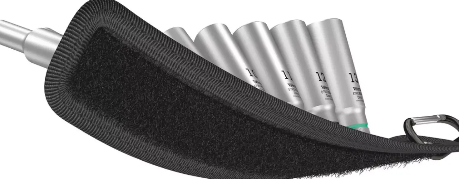 Wera 5004525001 Belt A Deep 1 9-delige Doppenset incl. houder - 1/4"