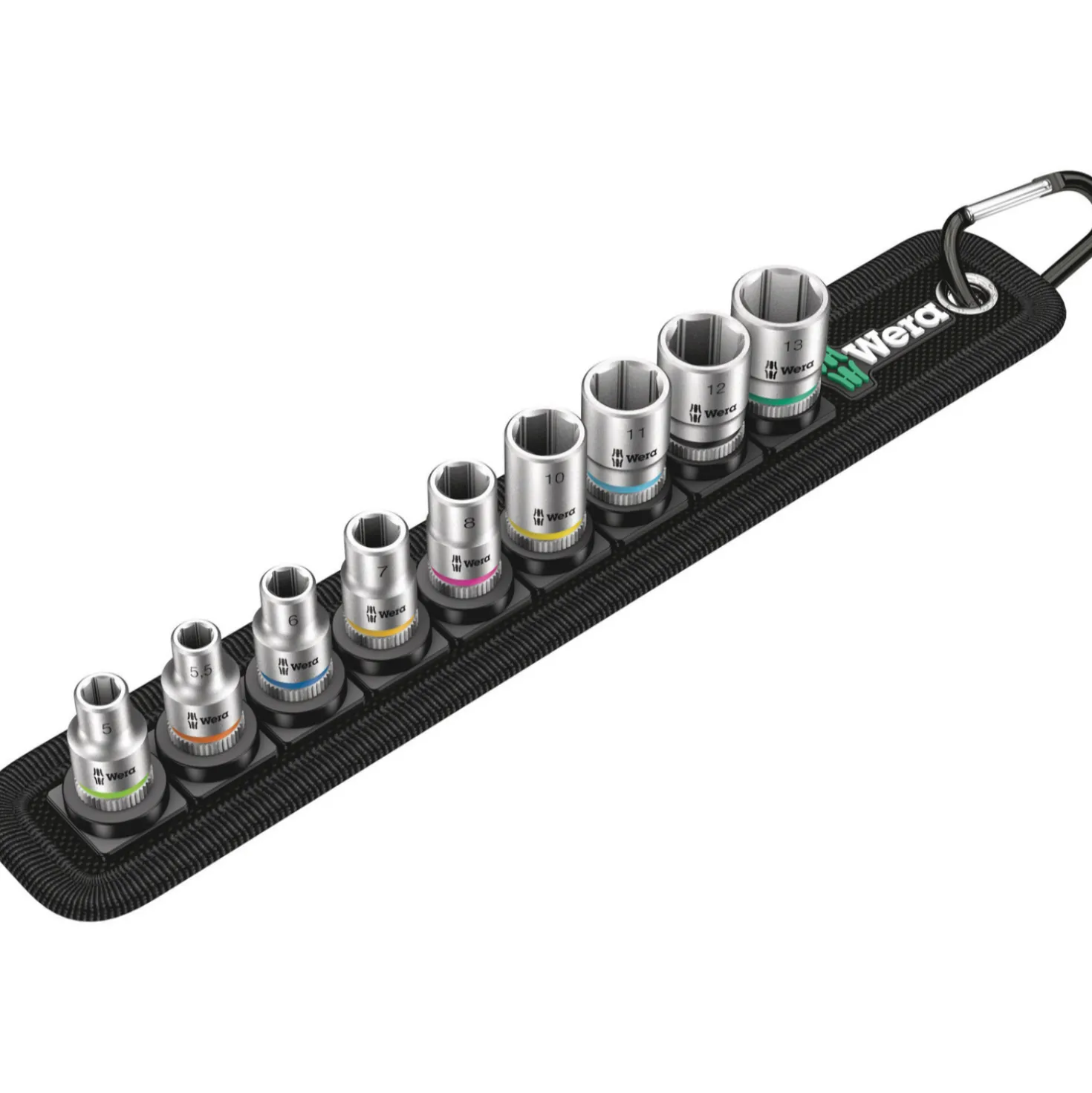 Wera 5003883001 Belt A 4 9-delige Zyklop Doppenset - 1/4"