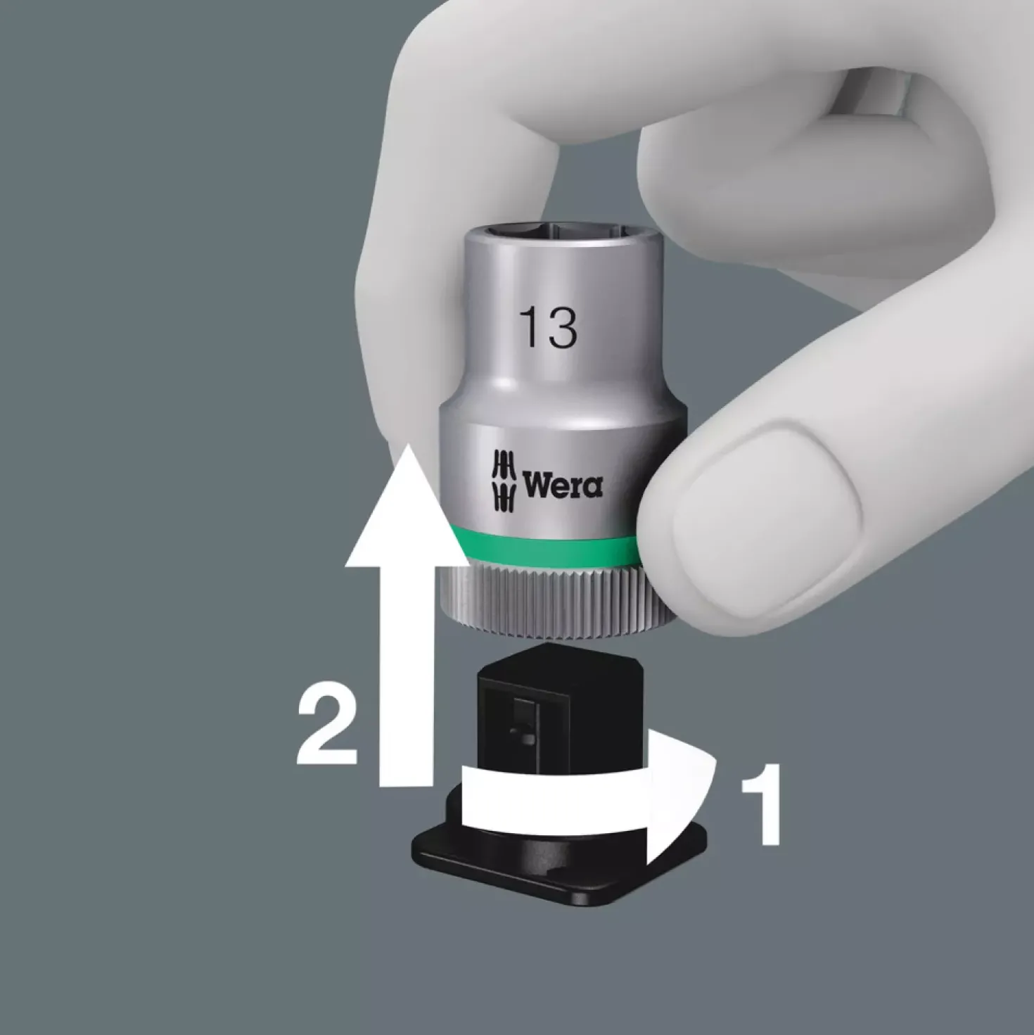 Wera 5003883001 Belt A 4 9-delige Zyklop Doppenset - 1/4"