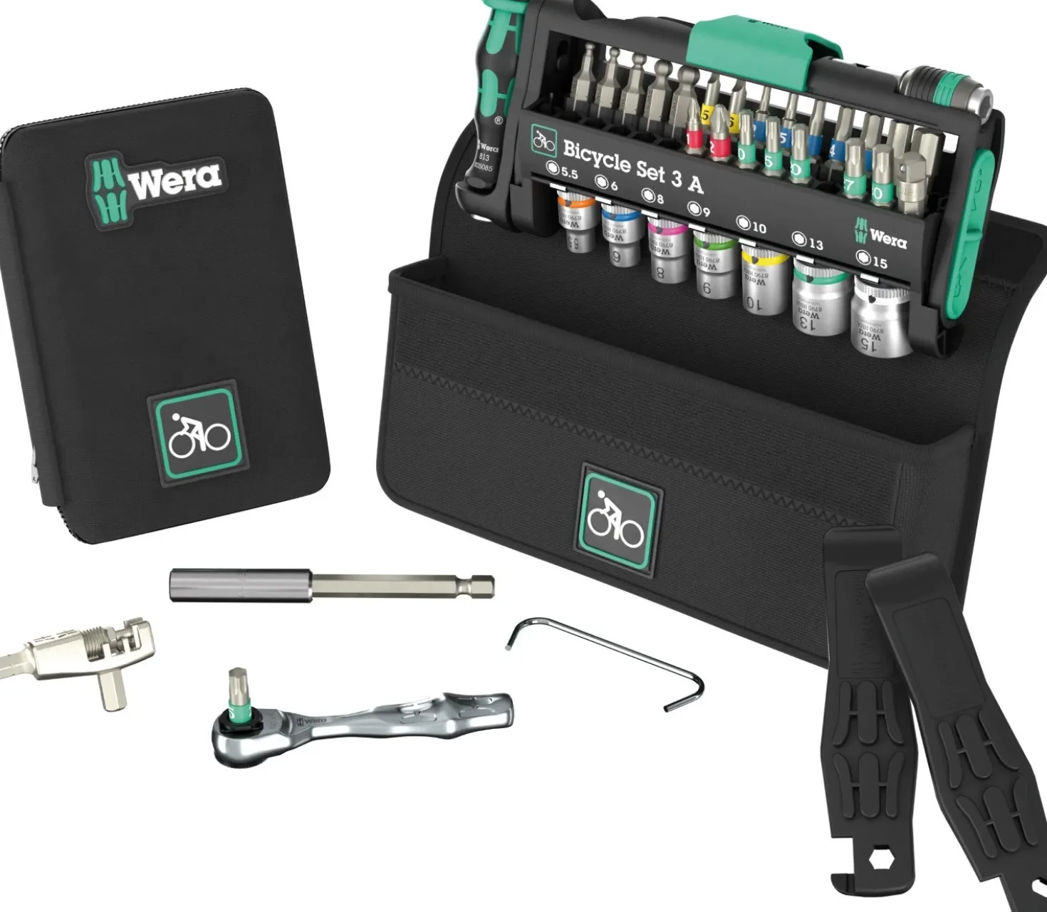 Wera 05004188001 Bicycle Set 3 A Gereedschapset in etui - 40-delig