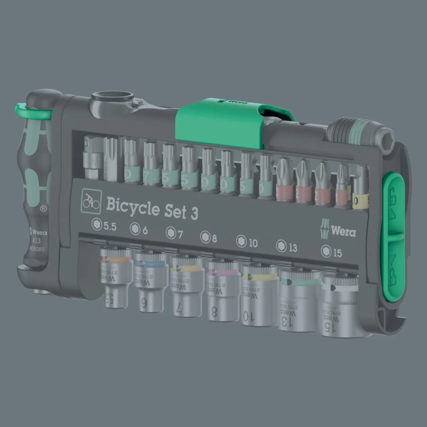 Wera 05004187001 Bicycle Set 3 Gereedschapset in etui - 41-delig
