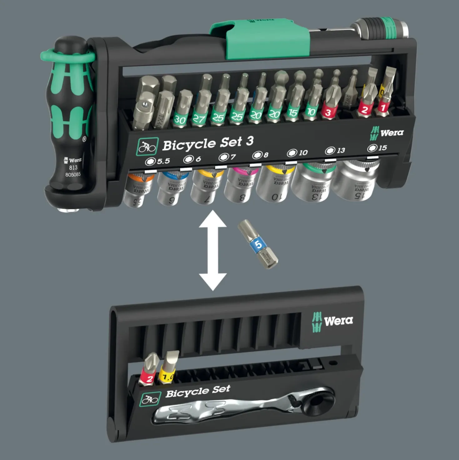 Wera 05004187001 Bicycle Set 3 Gereedschapset in etui - 41-delig