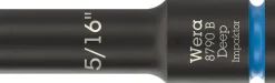 Wera 05005565001 8790 B Impaktor Deep Lange Krachtdop - 5/16" - zeskant - 63mm