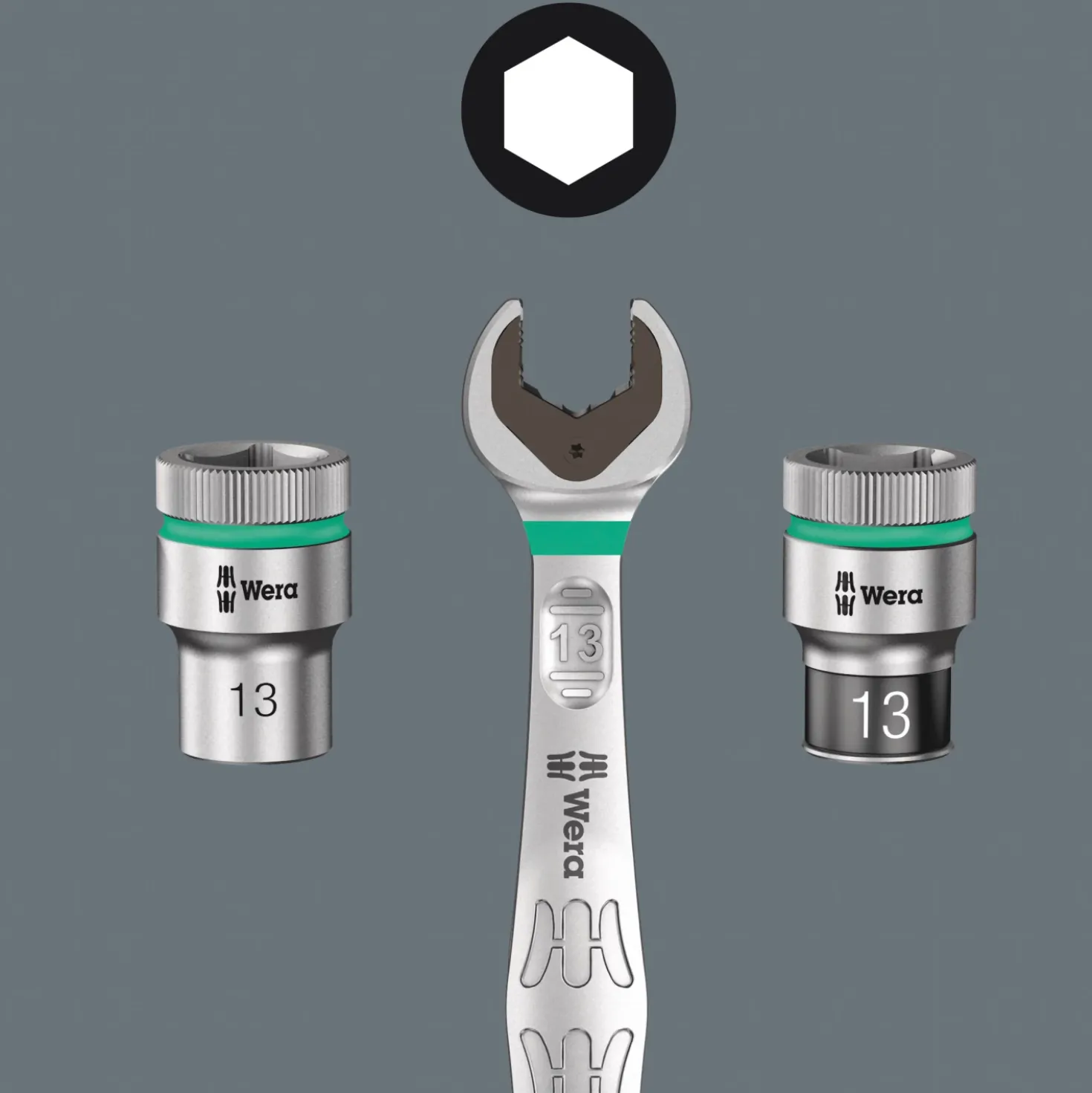 Wera 05005581001 13-delige 8790 B Impaktor Deep Imperial Set 1 Doppenset in box - 3/8"
