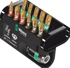 Wera 05136392001 12-delige Bit-Check Diamond 1 SB Bitset