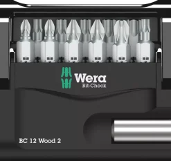Wera 5057422001 12-delige Bit-Check 12 Wood 2 Bitset