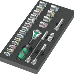 Wera 05150111001 9721 23-delige 8000 B Zyklop set in schuimstof inleg - 3/8