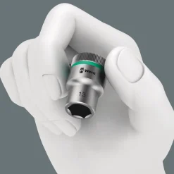 Wera 05005480001 9-delige Dop-magneetstrip C Imperial 1 Zyklop doppenset incl. houder - 1/2"