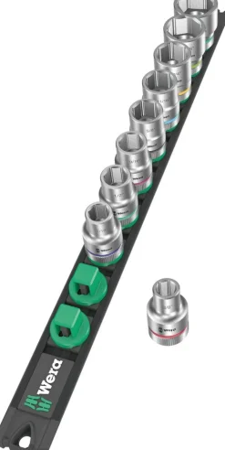 Wera 05005480001 9-delige Dop-magneetstrip C Imperial 1 Zyklop doppenset incl. houder - 1/2