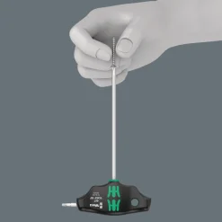 Wera 05023456001 7-delige 467/7 HF Set 2 Torx T-greep Schroevendraaierset in metalen rek - met vasthoudfunctie