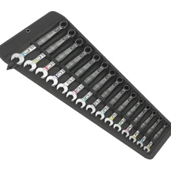 Wera 05020302001 15-delige 6003 Joker 15 set 1 Ringsteeksleutelset in etui - 5.5-19mm