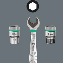 Wera 05020302001 15-delige 6003 Joker 15 set 1 Ringsteeksleutelset in etui - 5.5-19mm