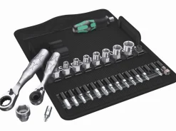 Wera 05135918001 27-delige Kraftform Kompakt Zyklop Mini 2 Ratel- en doppenset in etui - 1/4"