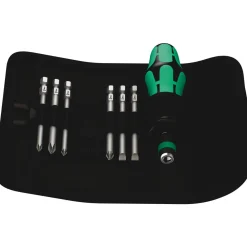 Wera 05059298001 7 delige Kraftform Kompakt 40 Schroevendraaierset - PH/PZ/S