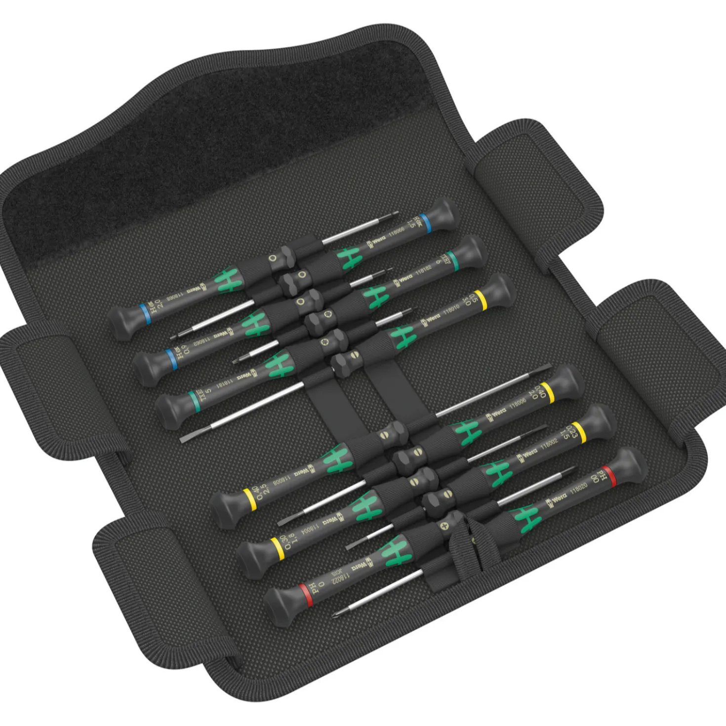 Wera 05073675001 12 delige Micro Schroevendraaierset - PH/TX/S/I