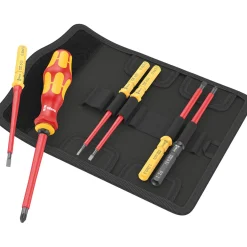 Wera 05006601001 7-delig Kraftform Kompakt VDE 7 Universal 2 Tool Finder Wisselklingenset in etui