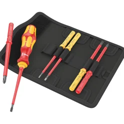 Wera 05006600001 7-delig Kraftform Kompakt VDE 7 Universal 1 Tool Finder Wisselklingenset in etui