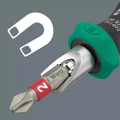 Wera 05051060001 14-delig Kraftform Kompakt 838 RA S Set 1 Schroevendraaierset