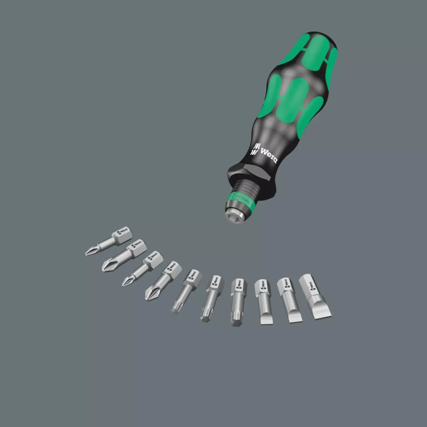 Wera 05057114001 32-delig Kraftform Kompakt 71 Security Bitschroevendraaierset in etui