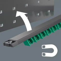 Wera 05020015001 6-delig 9631 Magneetstrip 6000 Joker 2 steek-ringratelsleutelset