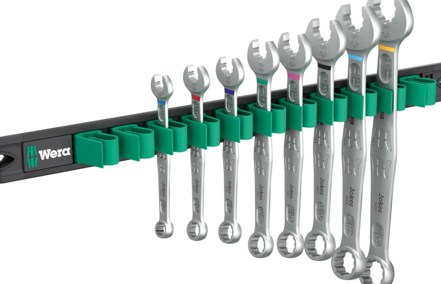 Wera 05020235001 9-delig 9642 Magneetstrip 6003 Joker Imperial 1 ringsteeksleutelset