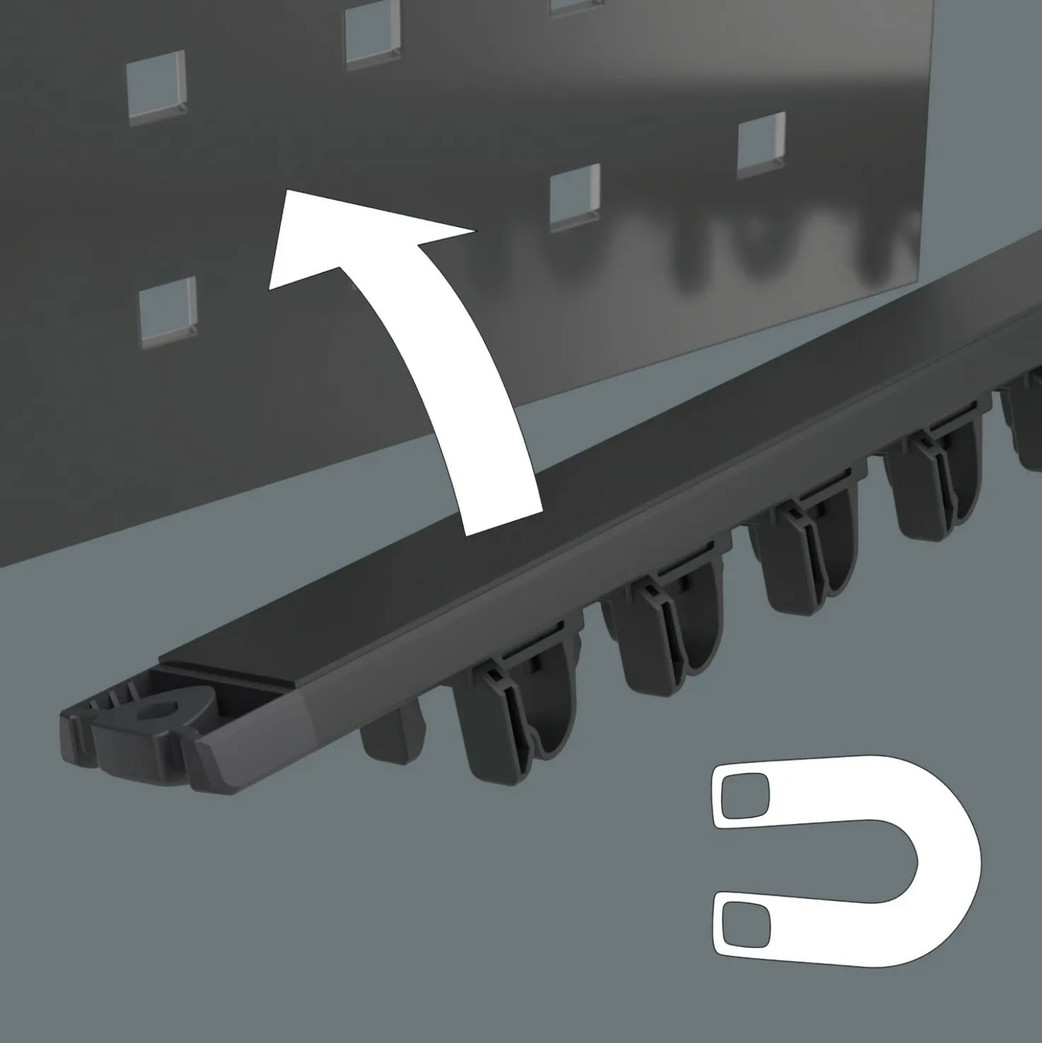 Wera 05051012001 9650 9-delig Magneetstrip Kraftform Schroevendraaierset