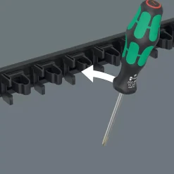 Wera 05051012001 9650 9-delig Magneetstrip Kraftform Schroevendraaierset