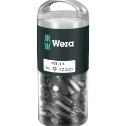 Wera 5072444001 1/4" Pozidrive Bit - PZ2 x 25mm (100st)