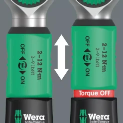 Wera 05075830001 Safe-Torque A 1 Momentsleutelset met omschakelbare ratel - 2-12 Nm - 1/4"