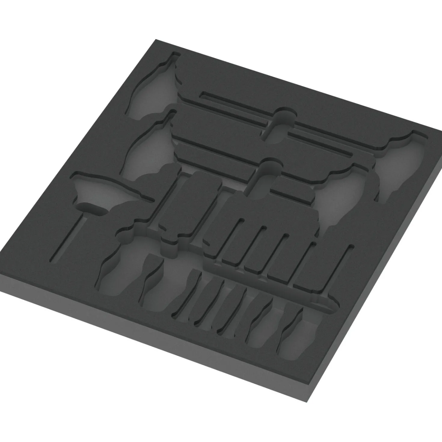 Wera 05137313001 9813 Schuimstof inlegstuk Hex schroevendraaierset 1