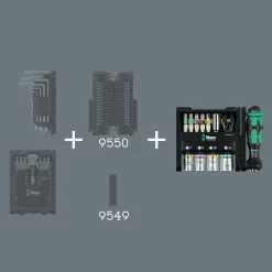 Wera 05049000001 Tool-Check Modular 1 Gereedschapset in Tool-Check - 21‑delig