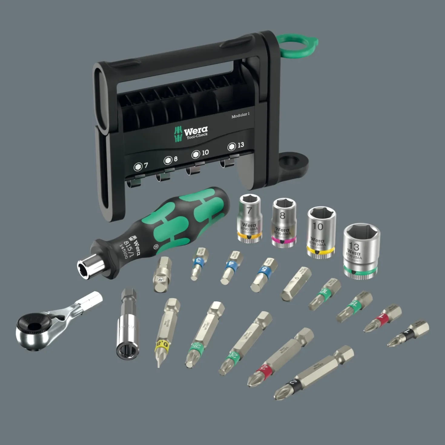 Wera 05049000001 Tool-Check Modular 1 Gereedschapset in Tool-Check - 21‑delig