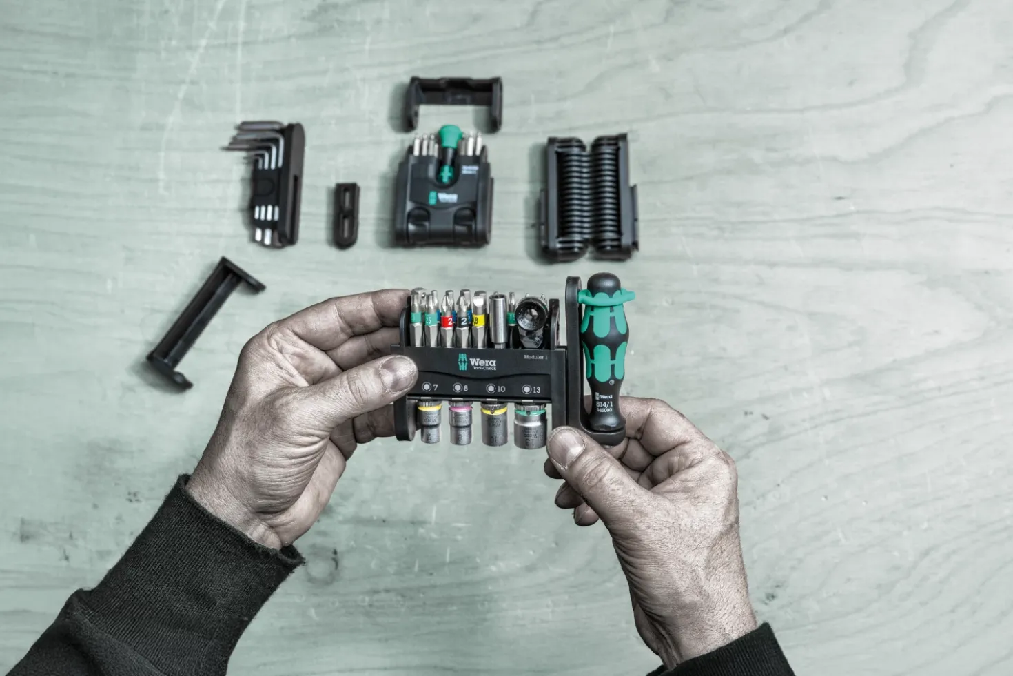 Wera 05049000001 Tool-Check Modular 1 Gereedschapset in Tool-Check - 21‑delig