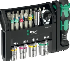 Wera 05049000001 Tool-Check Modular 1 Gereedschapset in Tool-Check - 21‑delig + 05049003001 7-delige Tool-Check Modular Hex-Plus 1 Inbussleutelset
