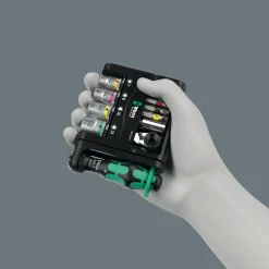 Wera 05049000001 Tool-Check Modular 1 Gereedschapset in Tool-Check - 21‑delig + 05049003001 7-delige Tool-Check Modular Hex-Plus 1 Inbussleutelset