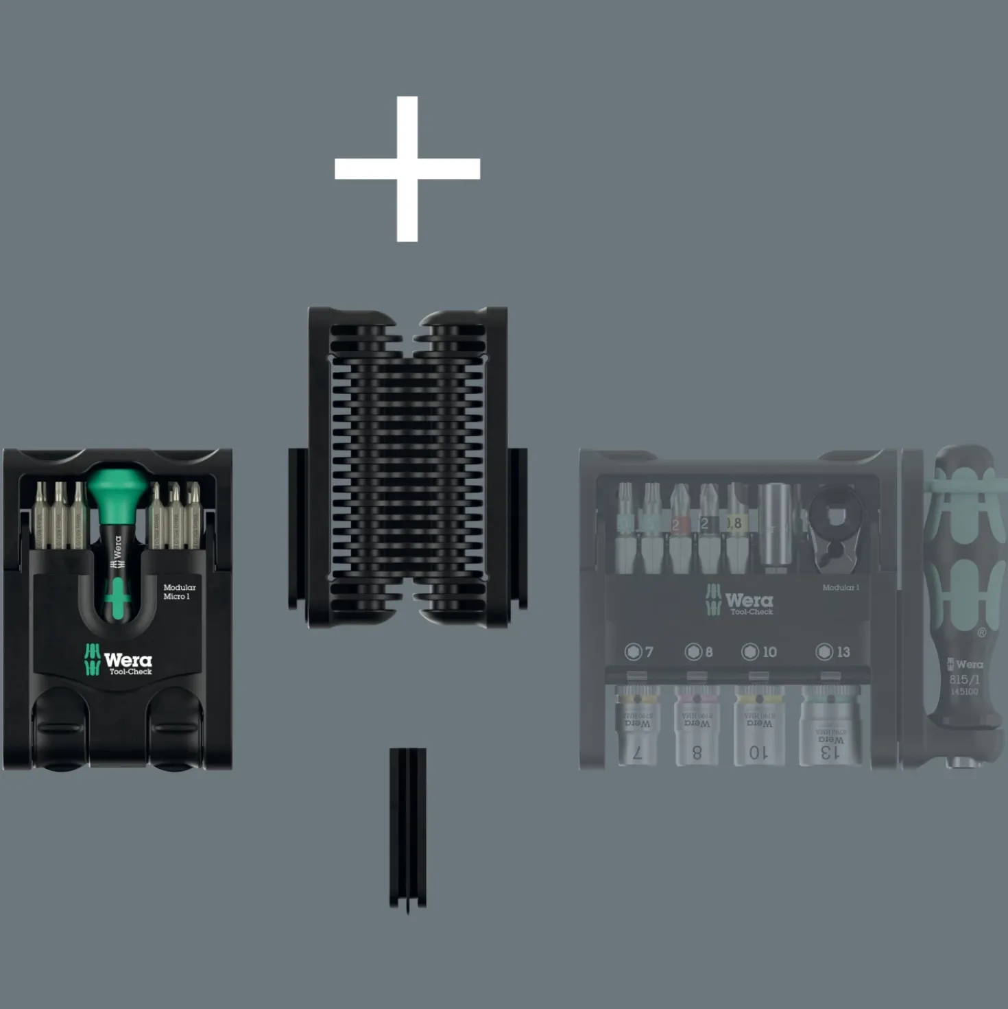 Wera 05049002001 Tool-Check Modular Micro 1 Gereedschapset in Tool-Check - 21‑delig
