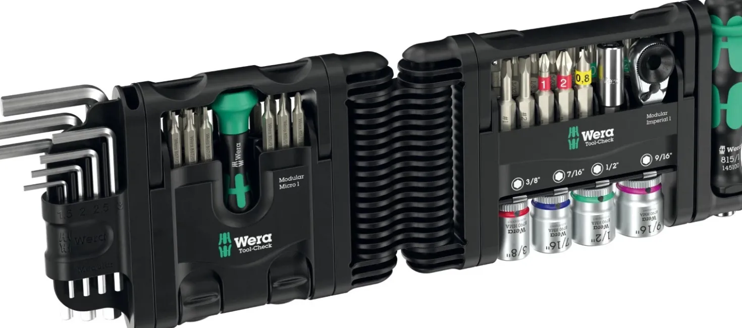 Wera 05049025001 Tool-Check Modular Set Imperial 1 Gereedschapset in Tool-Check - 50‑delig