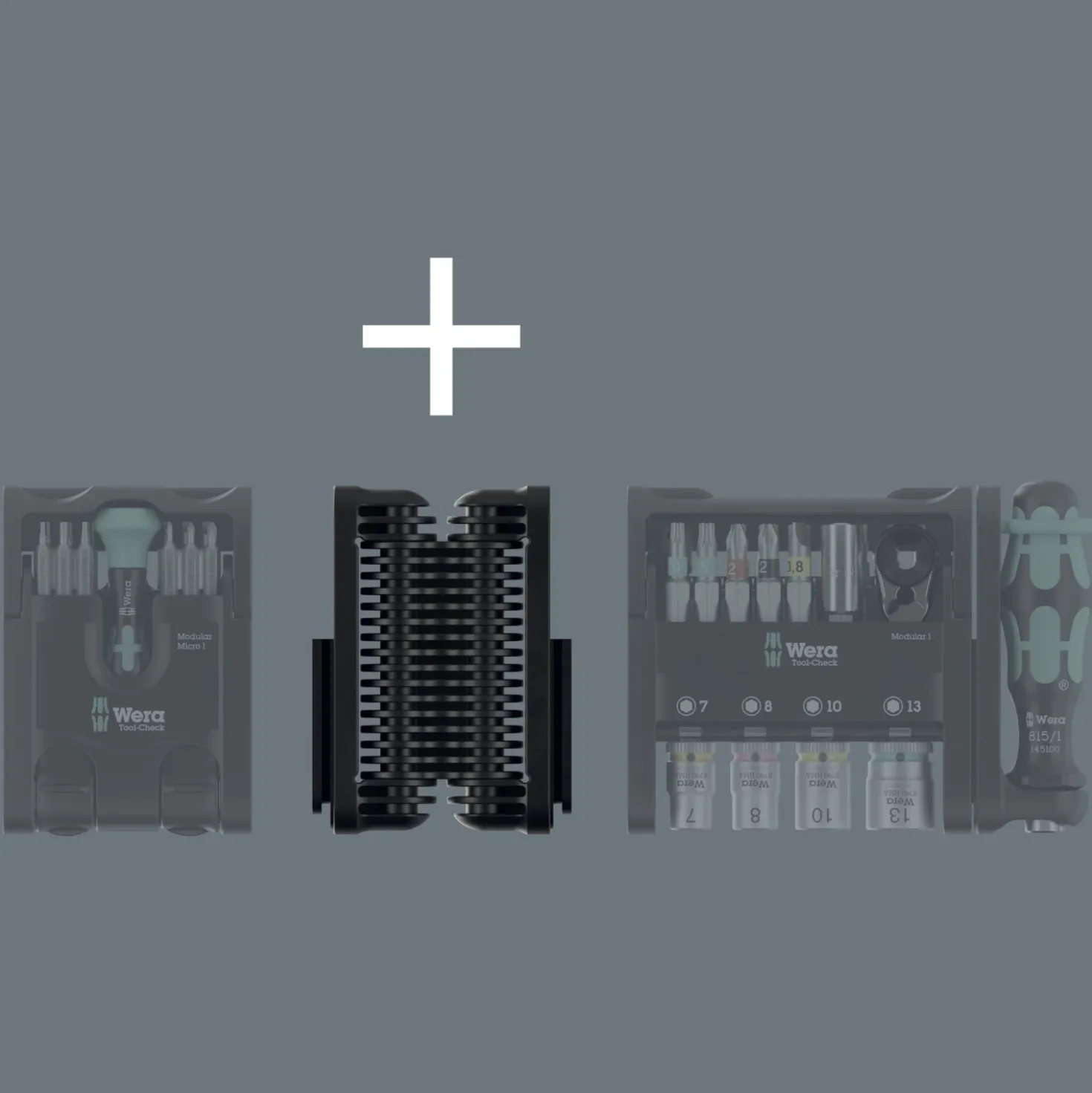 Wera 05049025001 Tool-Check Modular Set Imperial 1 Gereedschapset in Tool-Check - 50‑delig