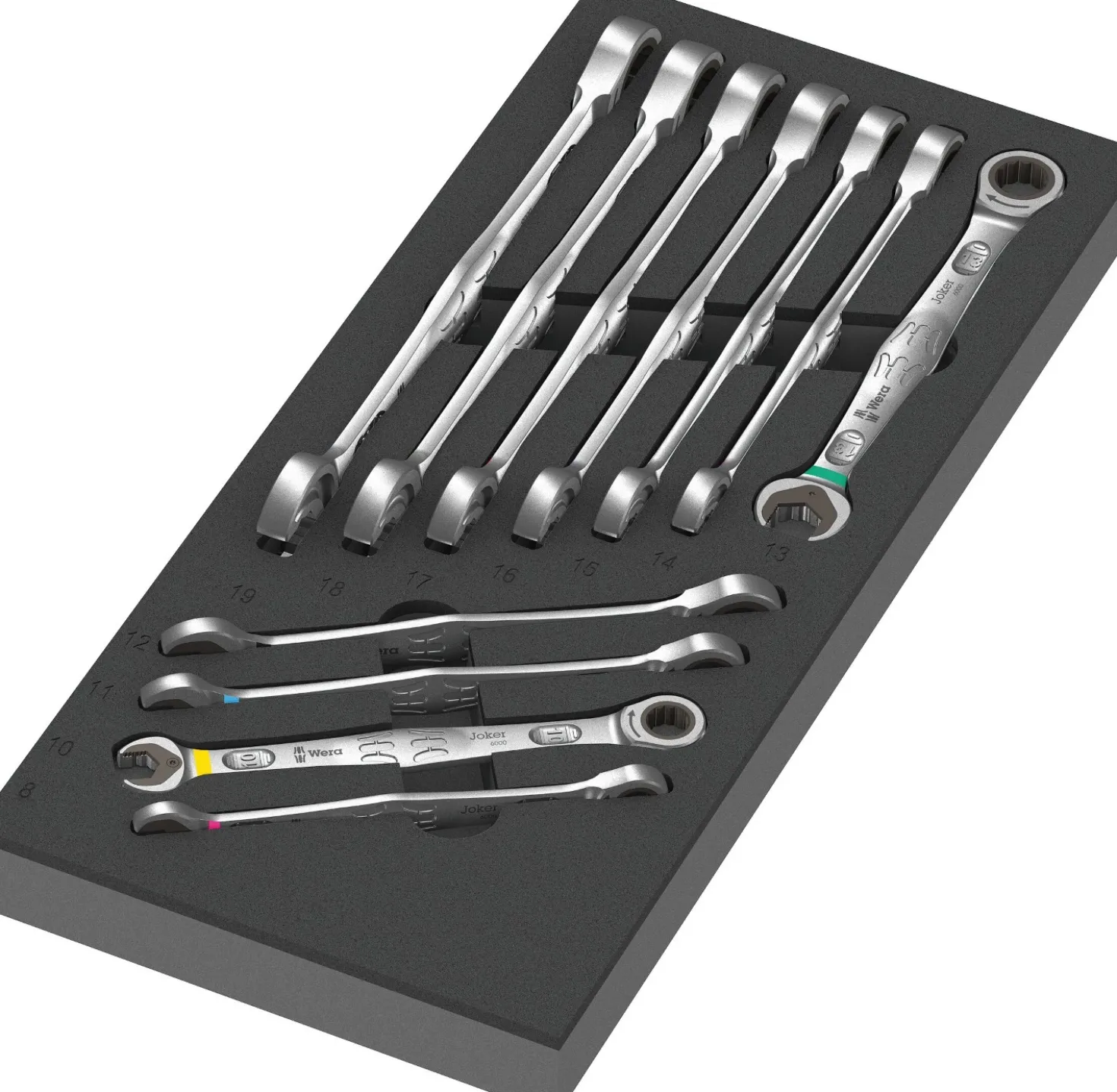 Wera 05150131001 9701 Tool Rebel Gereedschapswagen Stainless XXL 1 gevuld - 188-delig - 7 laden
