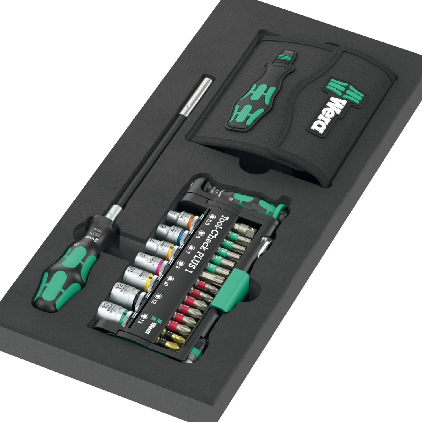 Wera 05150131001 9701 Tool Rebel Gereedschapswagen Stainless XXL 1 gevuld - 188-delig - 7 laden