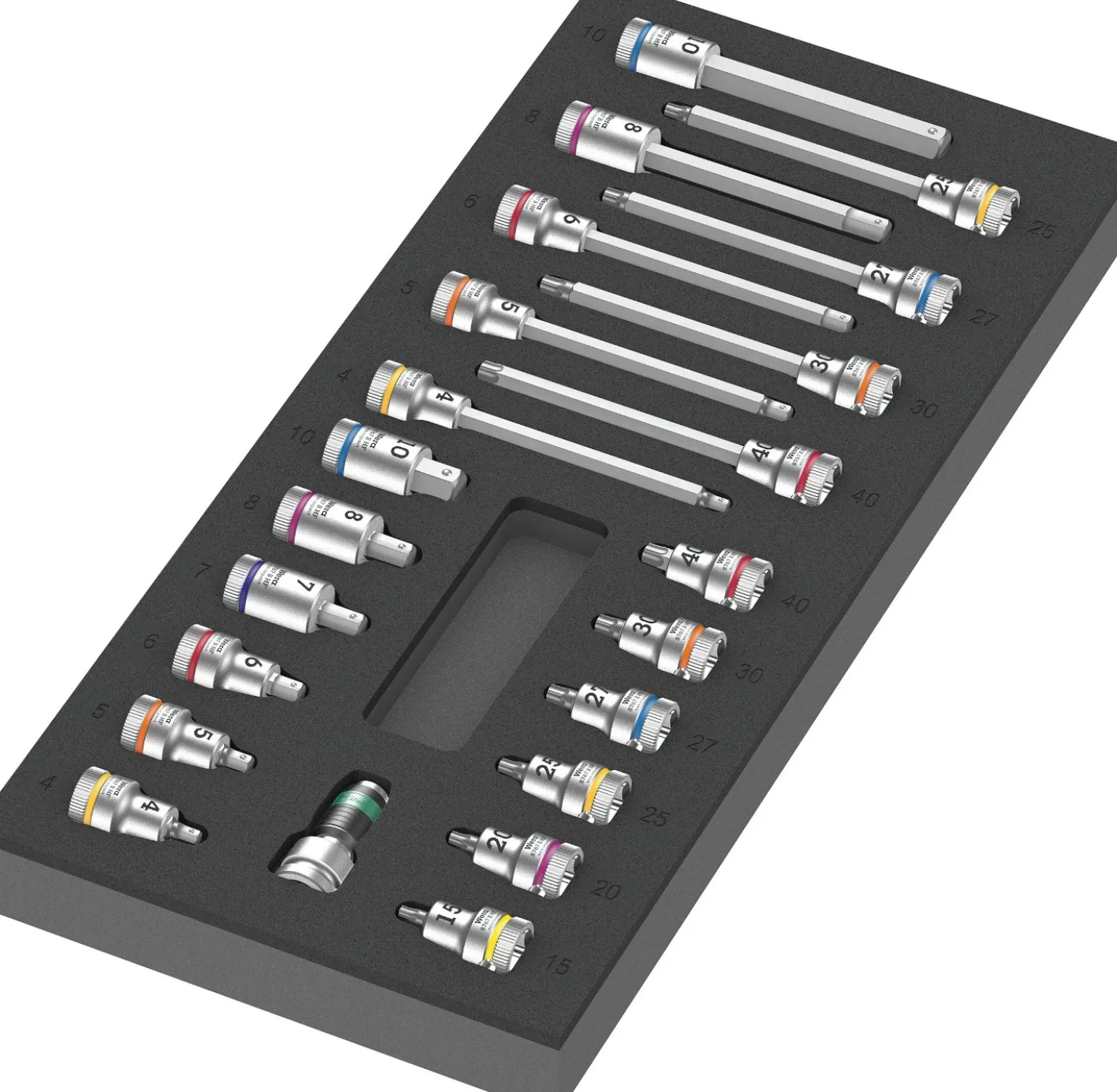 Wera 05150136001 9706 Tool Rebel Gereedschapswagen Stainless 2 gevuld - 191-delig - 7 laden