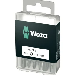 Wera 05072400001 851/41 Z 1/4" Philips Bit - PH1 x 25mm (10st)