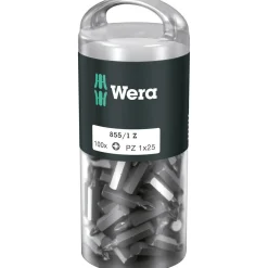Wera 05072443001 855/1 Z 1/4" Pozidrive Bit - PZ1 x 25mm (100st)
