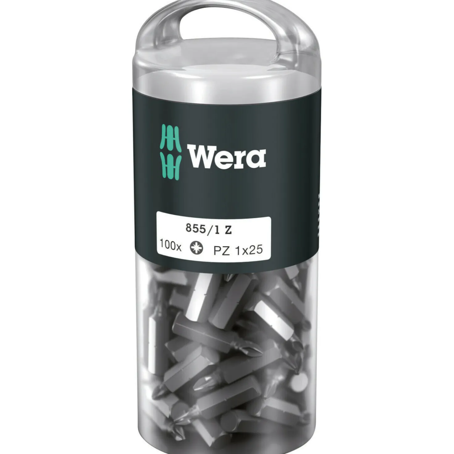 Wera 05072443001 855/1 Z 1/4" Pozidrive Bit - PZ1 x 25mm (100st)