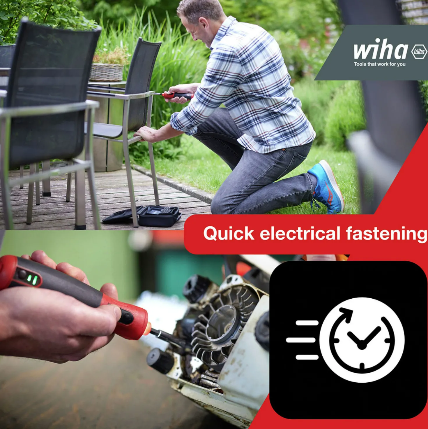 Wiha E-schoevendraaier SpeedE PocketDrive met Bitbox en tas