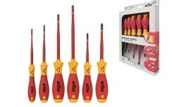 Wiha 3201 K6 6-delige SoftFinish slimFix VDE Schroevendraaierset
