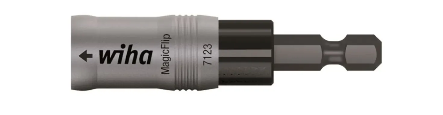 Wiha 7123 MagicFlip Force universele houder met ringmagneet - 1/4 " x 62mm