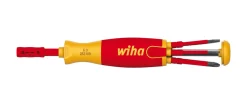 Wiha SB 2831 09 023 Schroevendraaierset met slimBits - 6 delig - PZ/Sleuf