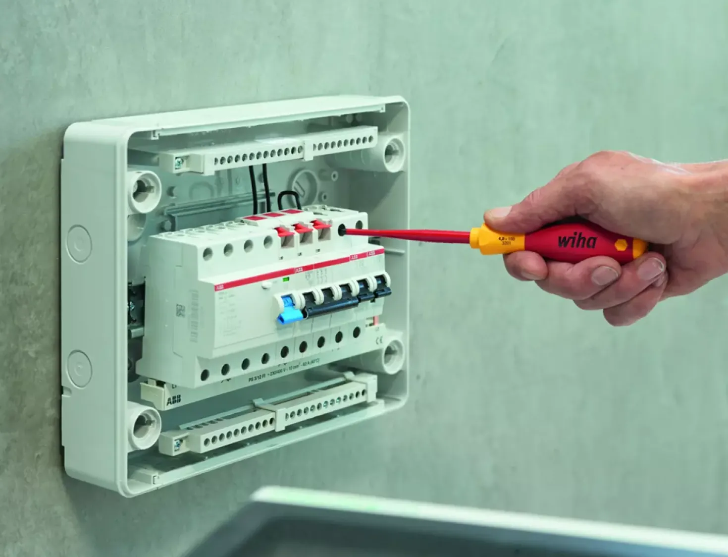 Wiha 3201 ZK6 6-delige SoftFinish slimFix VDE Schroevendraaierset - Sleuf/Pozidrive