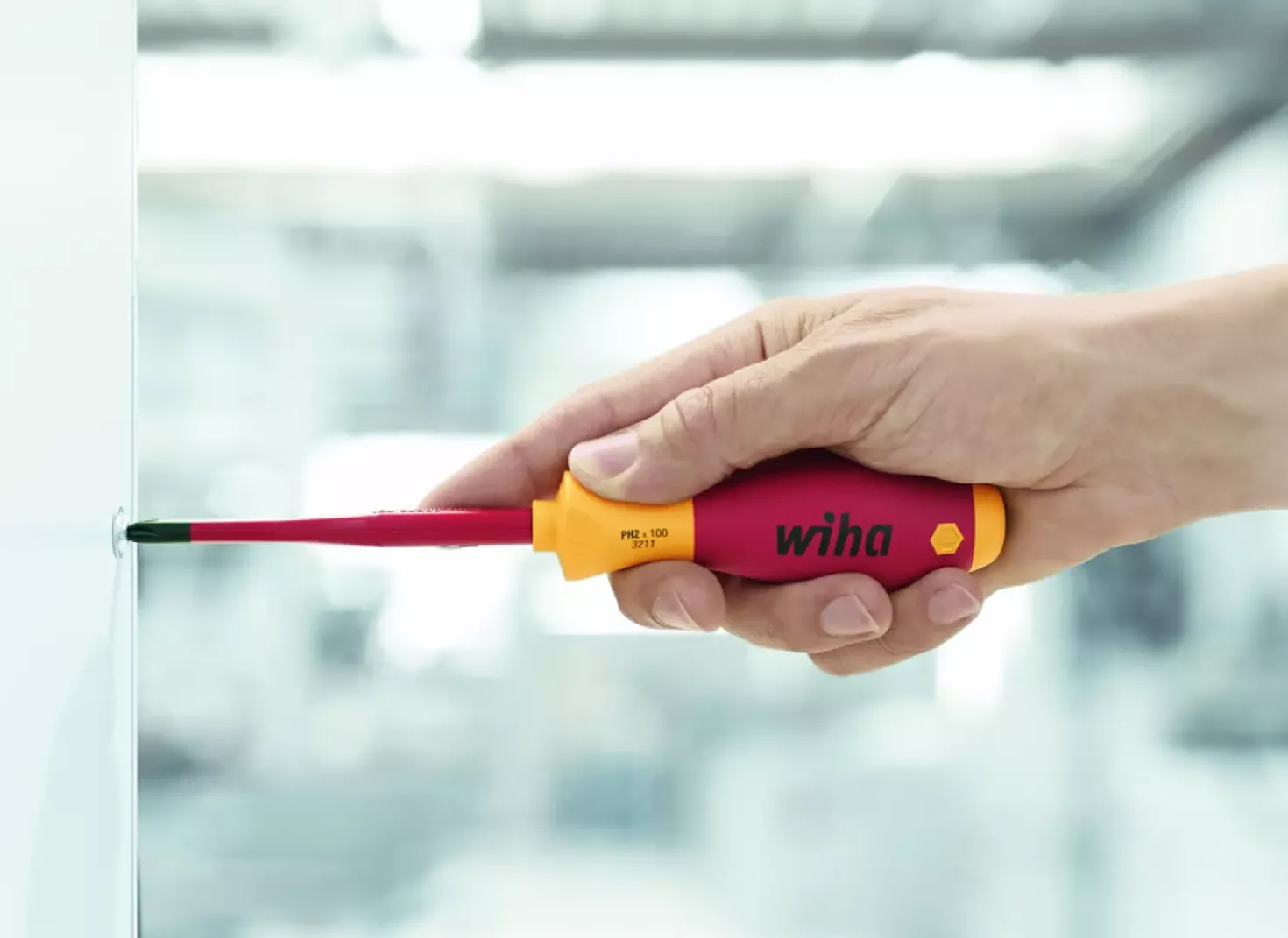 Wiha 3201 ZK6 6-delige SoftFinish slimFix VDE Schroevendraaierset - Sleuf/Pozidrive